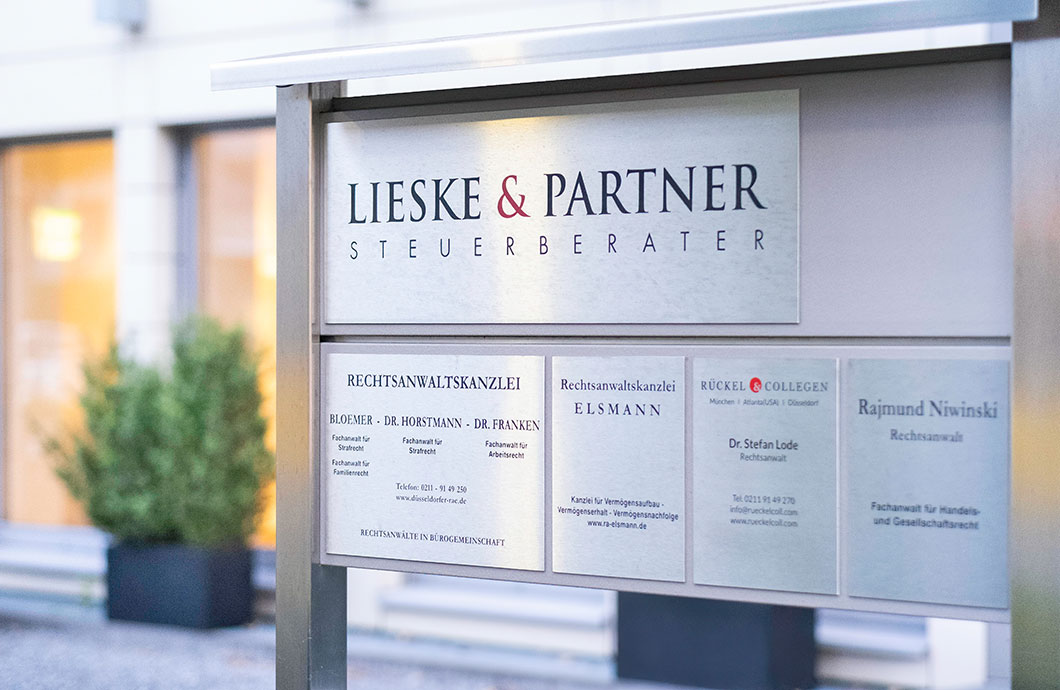 Ihr Steuerberater in Düsseldorf - Lieske & Partner Steuerberater Partnerschaft mbB
